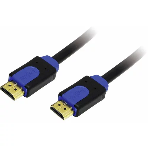 Logilink HDMI priključni kabel HDMI A utikač, HDMI A utikač 10.00 m crna CHB1110 HDMI kabel