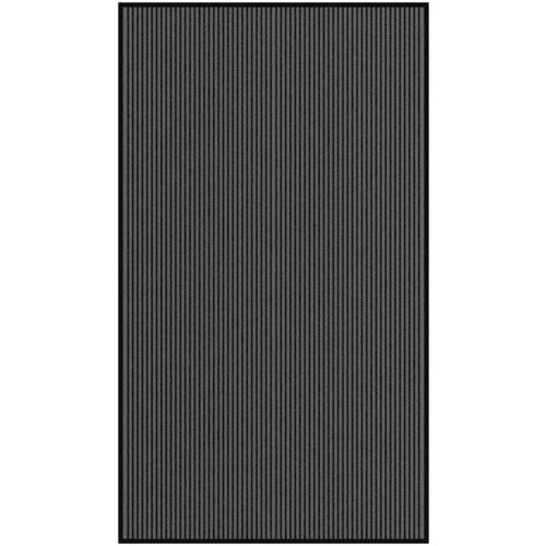 vidaXL Predpražnik črtast črn in siv 115x200 cm Cene