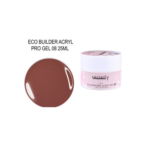 SECRETLY ECO BUILDER ACRYL PRO GEL 08 25ML Slike