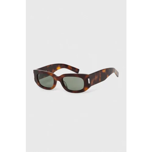 Saint Laurent Sončna očala rjava barva, SL 697