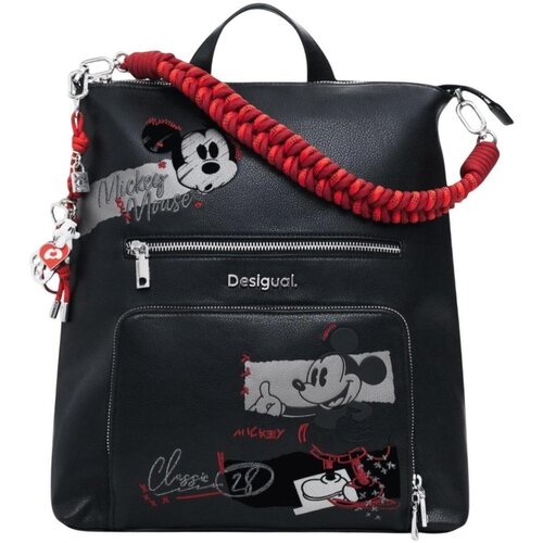 Desigual Nahrbtniki BACK_MICKEY ROCK PRETORIA 25WAKP01 Črna Slike