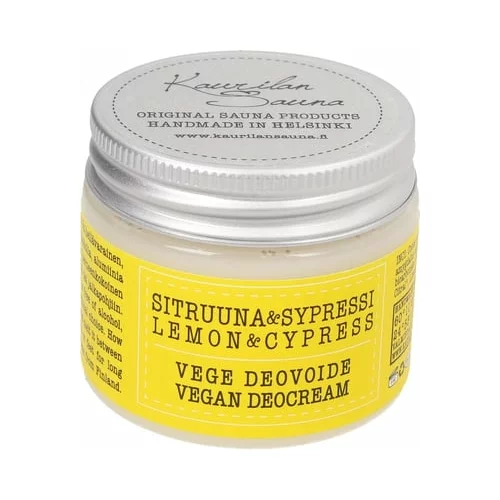 Kaurilan Sauna vegan Deo Cream - Lemon & Cypress