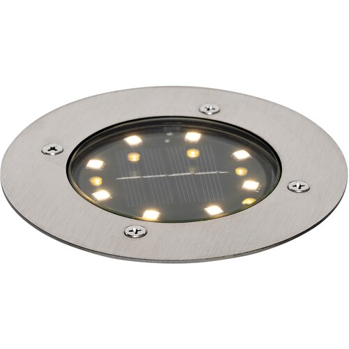 QAZQA Sodoben talni reflektor iz jekla, vključno z LED IP65 Solar - Terry Slike