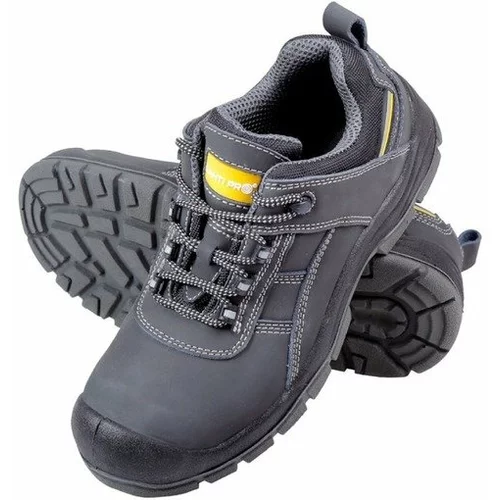 Proline nizki delovni čevlji L3041445 S3 Nubuck črno-rumeni št.45