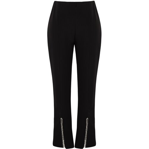 Trendyol Curve Plus Size Pants - Black - Flare Slike