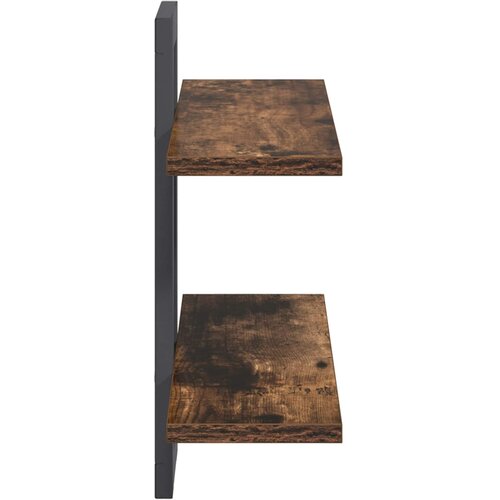  Plutajuće police Dimljeni hrast 40 x 15 x 40 cm Slike