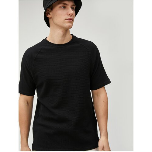 Koton Polo T-shirt - Black - Slim fit Cene
