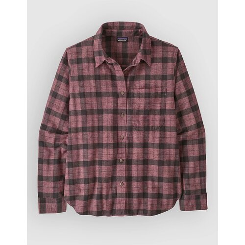 Patagonia Lw Fjord Flannel Srajca evergreen fjord / berry fig Slike