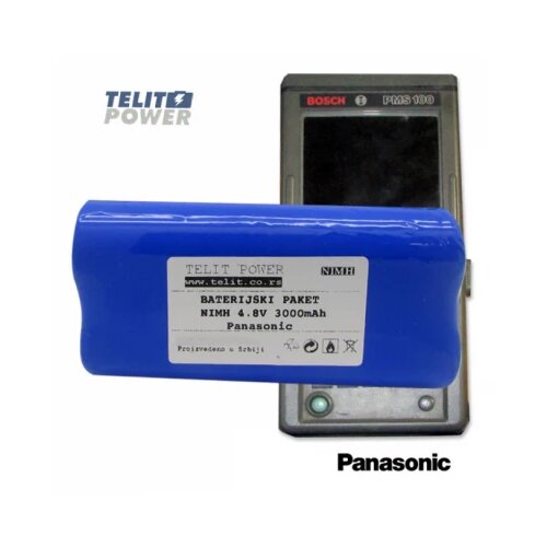Telit Power Baterija za FLUKE dvokanalni osciloskop BOSCH PMS100 NiMH 4.8V 3000mAh Panasonic Cene