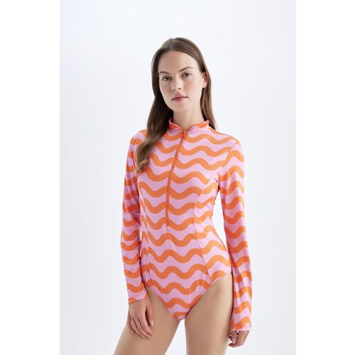 Defacto Fall In Love Regular Fit Printed Surf Swimsuit Slike