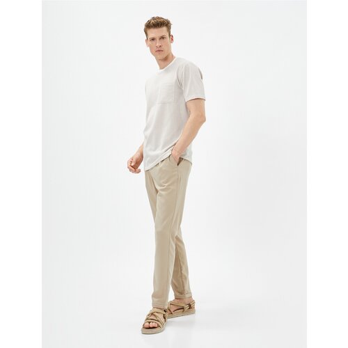 Koton Pants - Ecru - Straight Slike