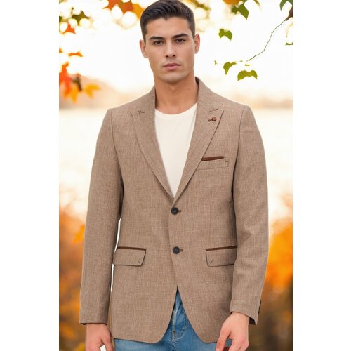 Dewberry C5057 MEN'S JACKET-BROWN Cene