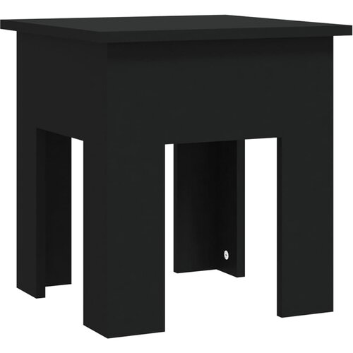  Stolić za kavu crni 40 x 40 x 42 cm od konstruiranog drva Slike
