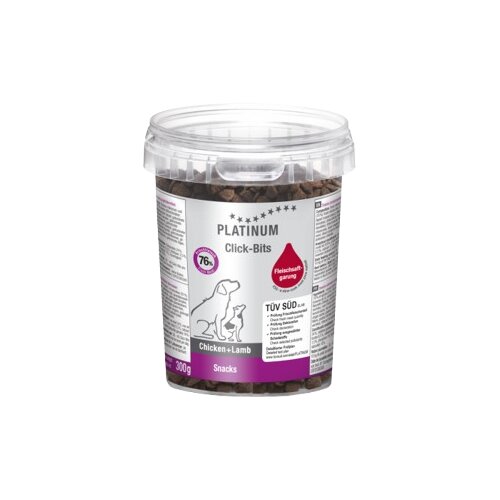 Platinum Poslastice za pse Click-Bits Chicken&amp;amp;Lamb, 150g Slike