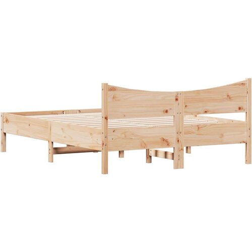  Okvir za krevet 140x190 cm od masivnog drva Slike