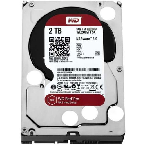 Western Digital HDD 2TB WD2002FFSX 64MB 7200rpm Red Pro Cene