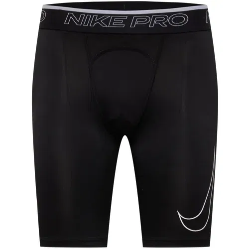 Nike Pro Dri-FIT Men's Long Shorts, Black/White - S, (20486371)