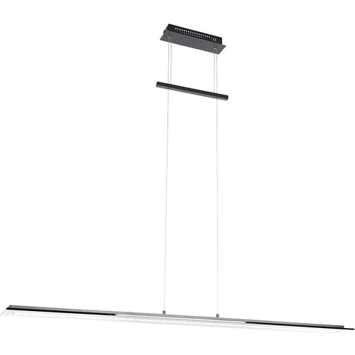 Honsel Moderne hanglamp zwart 145 cm dimbaar - Kahan Slike