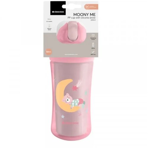 Kikka Boo &scaron;alica sa sil.slam.220ml,moony me pink Cijene