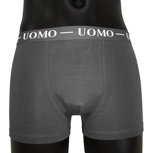 Uomo enobarvne moške boksarice siva Cene