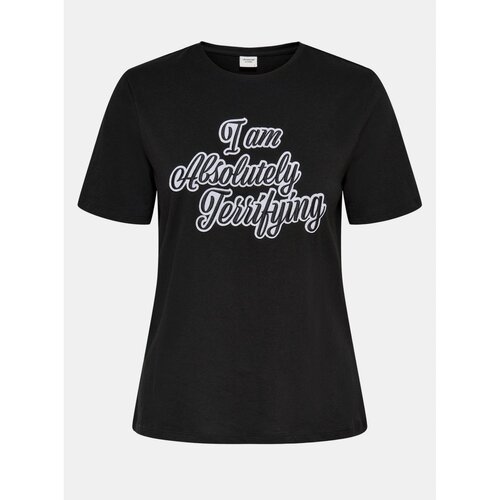 JDY Black T-shirt with print Jacqueline de Yong Hyde - Women Slike