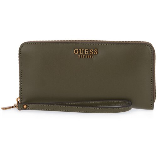 Guess Denarnice OLV LAUREL LARGE ZIP Zelena Cene