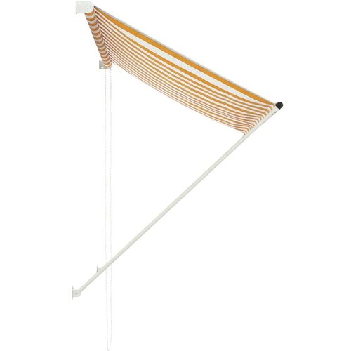  Tenda na uvlačenje 100 x 150 cm žuto-bijela Slike