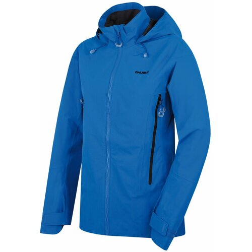 Husky Nakron L neon blue women's outdoor jacket Slike