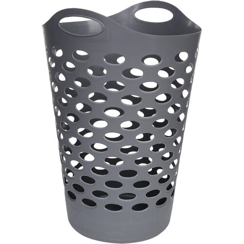 5five FIVE košara za rublje 60l flexy 44x43x66cm polipropilen siva Cene