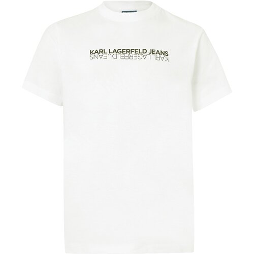 Karl Lagerfeld jeans Majica črna / bela Slike