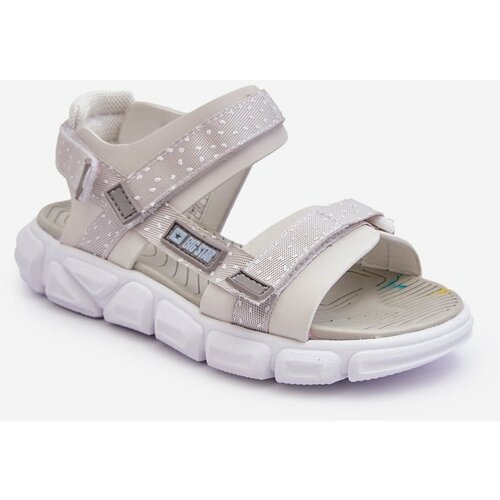 Big Star kids zippered sandal LL374201 white-silver Slike