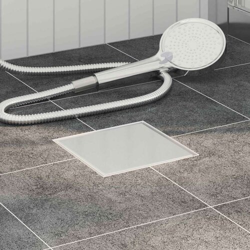  2 u 1 tu&scaron;ni odvod Srebrno 20 x 20 cm Nehrđajući čelik 304 Cijene