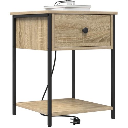  Noćni ormar Sonoma hrast 42 x 41 x 56 cm Konstruirano drvo Slike