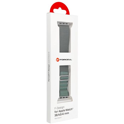 forcell narukvica za sat f-design FA13 za apple watch 38/40/41mm maslinasto zelena Cene