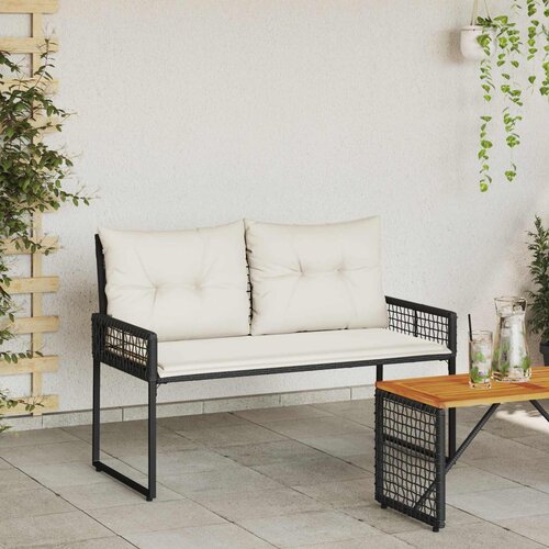  Vanjska klupa s jastukom 118 x 55 x 82 cm Slike