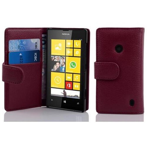 Cadorabo Ohi&scaron;je, združljivo z Nokia Lumia 520 / 521 v pastelno vijolično - Za&scaron;čitni ovitek iz teksturiranega umetnega usnja in žep za kartice, (20551146) Cene