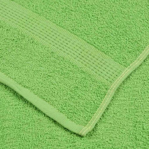 VidaXL 12-dijelni set ručnika zelena boja jabuke 360 gsm 100 % pamuk Slike