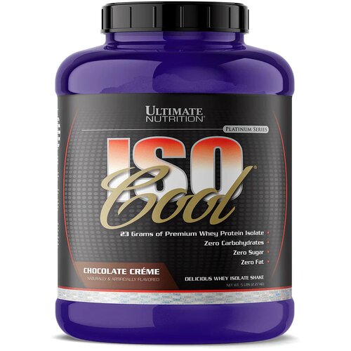 Ultimate Nutrition iso cool &amp;ndash; hladno filtrisan izolat proteina za brzu apsorpciju - breskva 0.97kg Slike