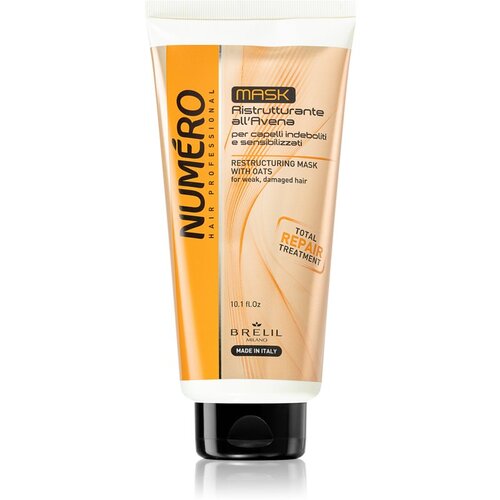 Brelil Num&amp;eacute;ro Restructuring Mask restrukturirajuća maska za kosu 300 ml Slike