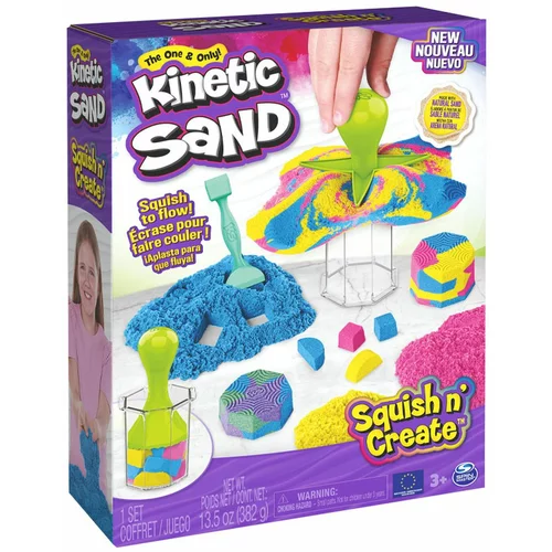 Kinetic Sand pesek Squish n create set34810
