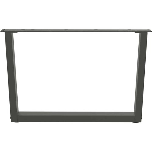  Noge blagovaonskog stola V-oblika 2 kom antracit 70x(42-43 3)cm Slike