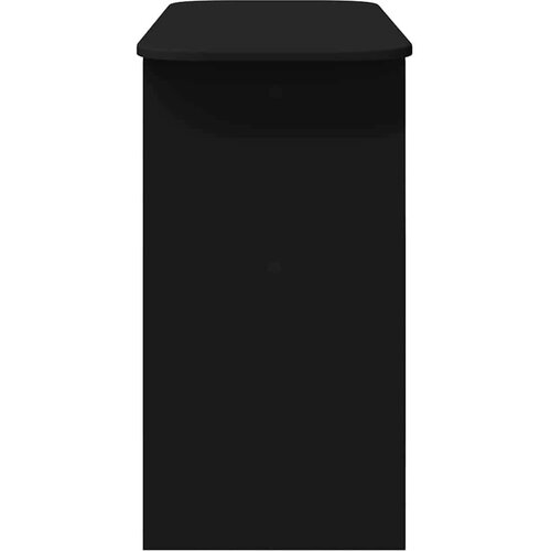  Konzolna stolica Crna 93 x 40 x 75 cm Konstruirano drvo Slike
