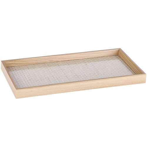 Ad trend Pladenj 40x20xh4cm / pravokoten / les, steklo, (5000200309) Cene