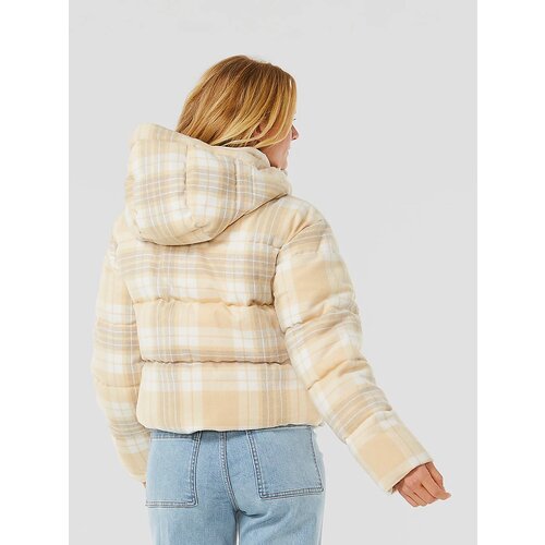 Rip Curl Puhovke ANTI-SERIES SURF CHECK PUFFER Bež Cene