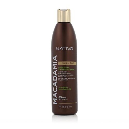 Kativa Macadamia Shampoo 355 ml &amp;scaron;ampon suhi lasje unisex Slike