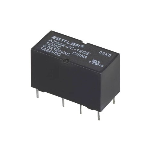 Zettler Electronics AZ822-2C-12DE Printrelais 12 V/DC 2 A 2 preklopni kontakt1 kom. Cijene