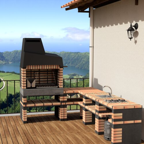 Movelar California XL Plus Modul - umivalnik s pipo - oranžna Slike