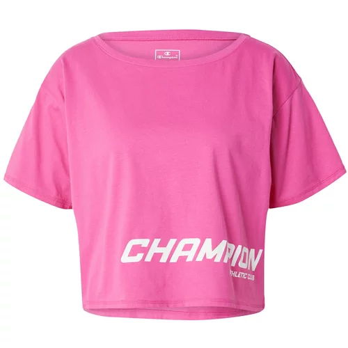 Champion Authentic Athletic Apparel Tehnička sportska majica roza / bijela