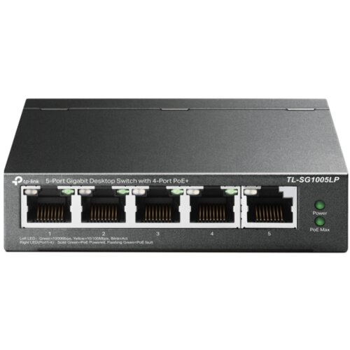 Tp-link Preklopite 5-pristanišče Gigabit Desktop Switch s 4-pristaniškim POE+, (20754710) Cene