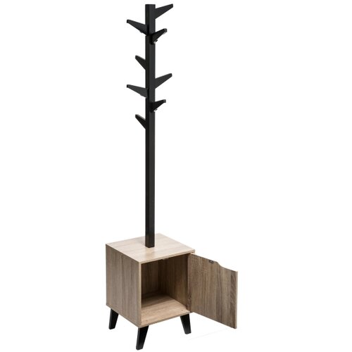 5five Stalak za kapute RAME 169x35 cm crna/smeđa Slike